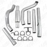 Fits 1999-2003 Ford F-350 Super Duty 4in. Exhaust System; Single Side - S6200P