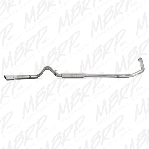 MBRP turbo-back exhaust system fits 2000-2003 Ford 4 inch single side exit Armor Plus Series T409 stainless steel S6204409