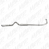 MBRP turbo-back exhaust system fits 2000-2003 Ford 4 inch single side exit Armor Plus Series T409 stainless steel S6204409