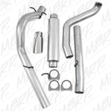MBRP turbo-back exhaust system fits 2000-2003 Ford 4 inch single side exit aluminized steel S6204AL