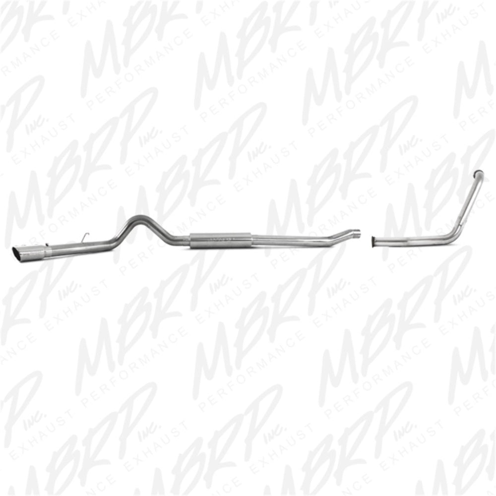 MBRP turbo-back exhaust system fits Ford F-350 single side exit Armor Plus Series T409 stainless steel S6206409