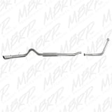 MBRP turbo-back exhaust system fits Ford F-350 single side exit Armor Plus Series T409 stainless steel S6206409