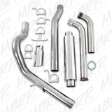 MBRP turbo-back exhaust system fits Ford F-350 single side exit Armor Plus Series T409 stainless steel S6206409