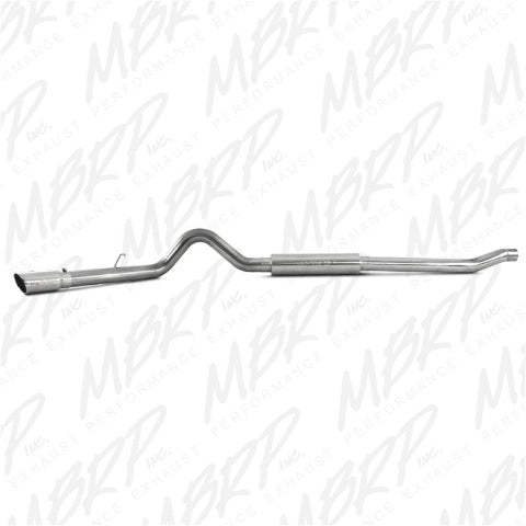 MBRP cat-back exhaust system fits 2003-2007 Ford F-350 single side exit Armor Plus Series T409 stainless steel S6208409