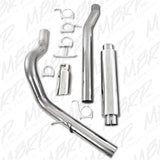 MBRP cat-back exhaust system fits 2003-2007 Ford F-350 single side exit Armor Plus Series T409 stainless steel S6208409