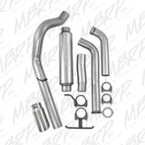 MBRP turbo-back exhaust system single side exit aluminized steel S6216AL
