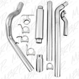 MBRP turbo-back exhaust system fits 1994-1997 Ford F-350 single side exit aluminized steel S6218AL