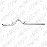 MBRP filter-back exhaust system fits Ford F-250 4 inch single side exit aluminized steel S6242AL