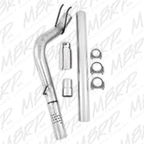 MBRP filter-back exhaust system fits Ford F-250 4 inch single side exit aluminized steel S6242AL