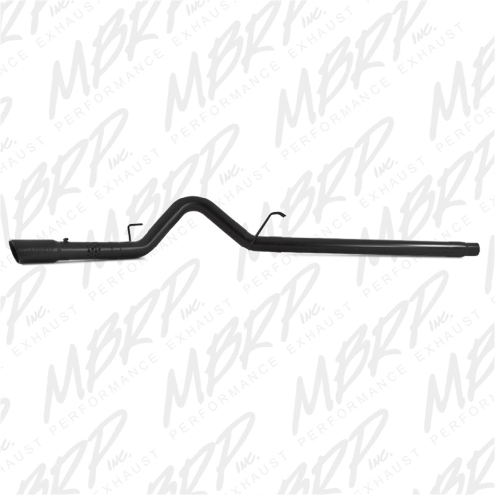 MBRP filter-back exhaust system fits Ford F-250 single side exit aluminized steel black coated S6242BLK