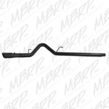 MBRP filter-back exhaust system fits Ford F-250 single side exit aluminized steel black coated S6242BLK