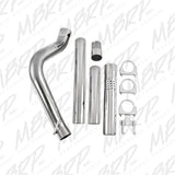 MBRP filter-back exhaust system fits Ford F-350 Armor Plus Series T409 stainless steel S6242SLM