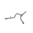 MBRP filter-back exhaust system fits Ford F-350 4 inch aluminized steel S6244AL