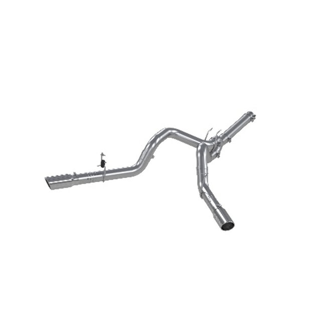 MBRP filter-back exhaust system fits Ford F-350 4 inch aluminized steel S6244AL