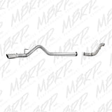 MBRP filter-back exhaust system fits 2011-2014 Ford single side exit aluminized steel S6284AL
