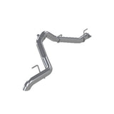 MBRP filter-back exhaust system fits Jeep Gladiator Armor Plus Series T409 stainless steel S6502409