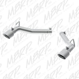 MBRP axle-back exhaust system fits 2010-2015 Chevy Camaro Armor Pro Series T304 stainless steel S7021304 3 inch inlet/outlet