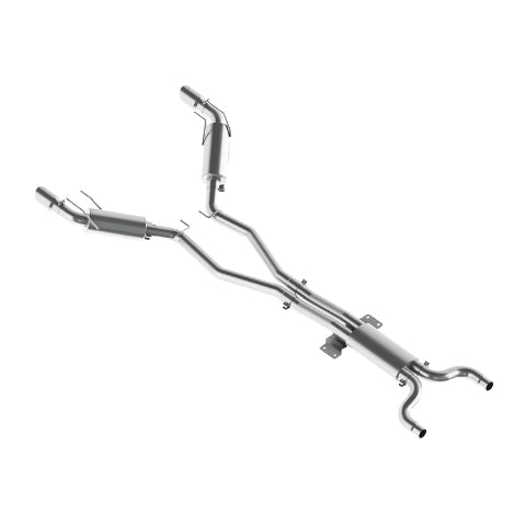 Fits 2010-2015 Chevrolet Camaro 3in. Dual Cat Back; Round Tips; T409 - S7024409