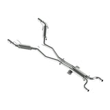 Fits 2010-2015 Chevrolet Camaro 3in. Dual Cat Back; Round Tips; T409 - S7024409