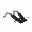 MBRP axle-back exhaust system fits Chevy Corvette aluminized steel S7030BLK