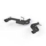 MBRP axle-back exhaust system fits 2016-2024 Chevy Camaro 2.5 inch aluminized steel black coated S7038BLK