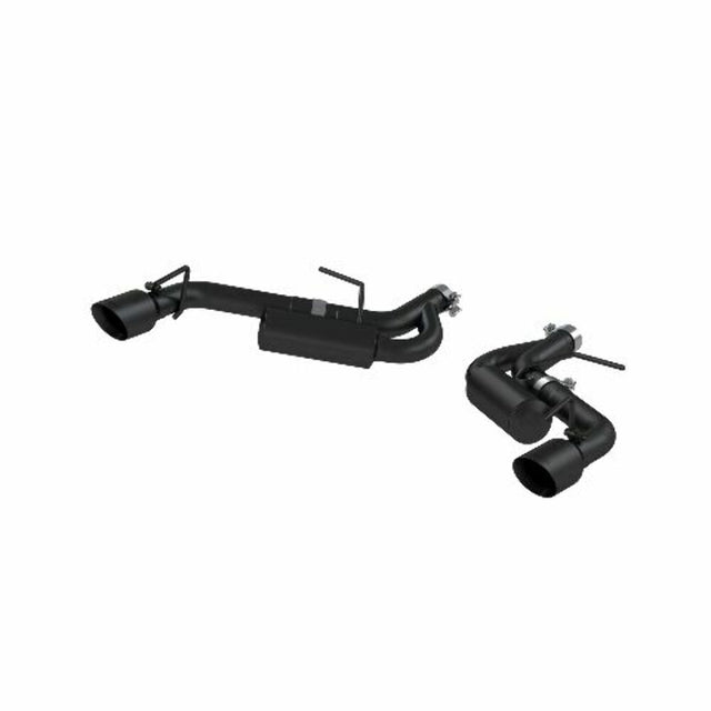 MBRP axle-back exhaust system fits 2016-2024 Chevy Camaro 2.5 inch aluminized steel black coated S7038BLK