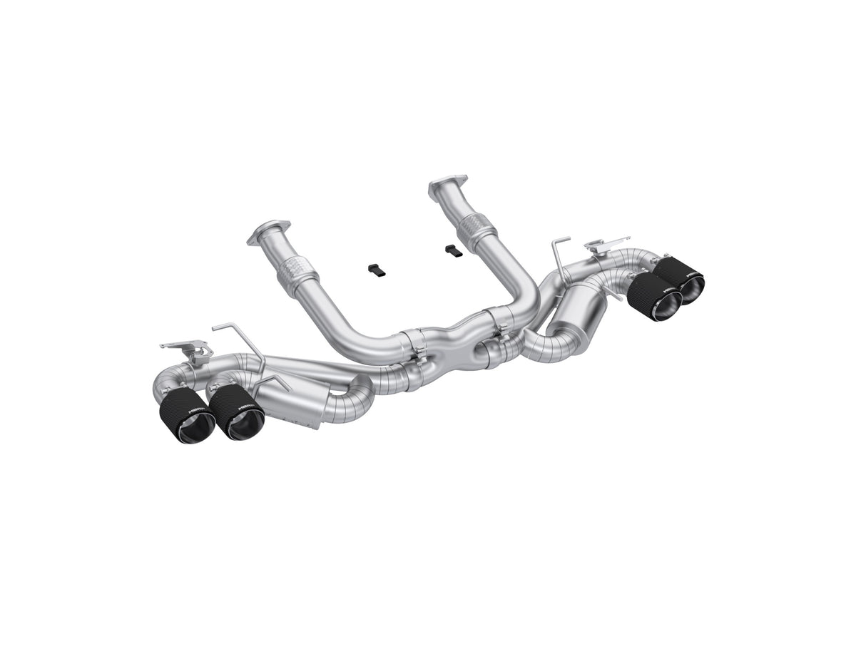 MBRP cat-back exhaust system fits 2020-2024 Chevy Corvette 4.5 inch Armor Pro Series T304 stainless steel S70413CF