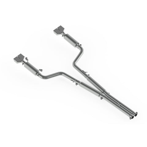 MBRP cat-back exhaust system fits 2009-2014 Dodge Challenger 3 inch dual split rear exit Armor Plus Series T409 stainless steel S7104409
