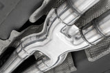 MBRP cat-back exhaust system fits Dodge Challenger 2.5 inch dual split rear exit Armor Pro Series T304 stainless steel S71113CF