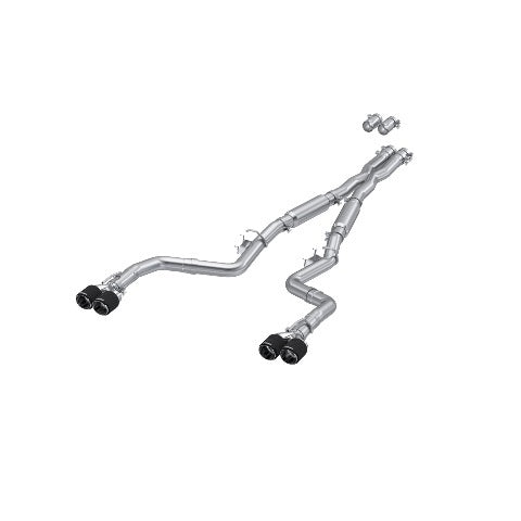 MBRP cat-back exhaust system fits 2016-2023 Dodge Challenger 3 inch dual rear exit Armor Pro Series T304 stainless steel S71133CF
