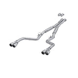 MBRP cat-back exhaust system fits 2016-2023 Dodge Challenger 3 inch dual rear exit aluminized steel S7113AL