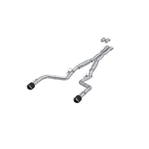 MBRP cat-back exhaust system fits 2017-2023 Dodge Charger 3 inch dual rear exit Armor Pro Series T304 stainless steel S71173CF