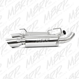 MBRP axle-back exhaust system fits Ford Mustang Armor Pro Series T304 stainless steel S7200304