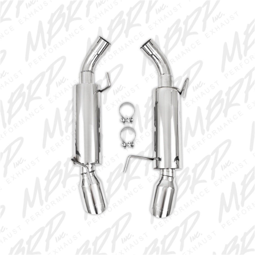 MBRP axle-back exhaust system fits Ford Mustang Armor Pro Series T304 stainless steel S7200304