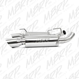 MBRP axle-back exhaust system fits Ford Mustang Armor Pro Series T304 stainless steel S7200304