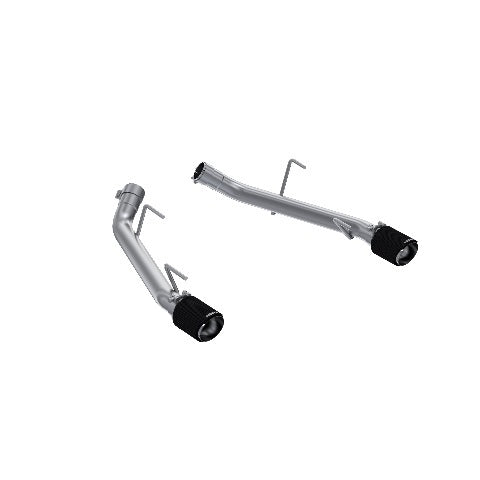 MBRP axle-back exhaust system fits 2009-2010 Ford Mustang 2 inch Armor Pro Series T304 stainless steel carbon fiber tip S72023CF