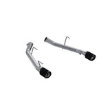 MBRP axle-back exhaust system fits 2009-2010 Ford Mustang 2 inch Armor Pro Series T304 stainless steel carbon fiber tip S72023CF