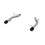 MBRP axle-back exhaust system fits 2011-2014 Ford Mustang 3 inch Armor Pro Series T304 stainless steel carbon fiber tip S72033CF