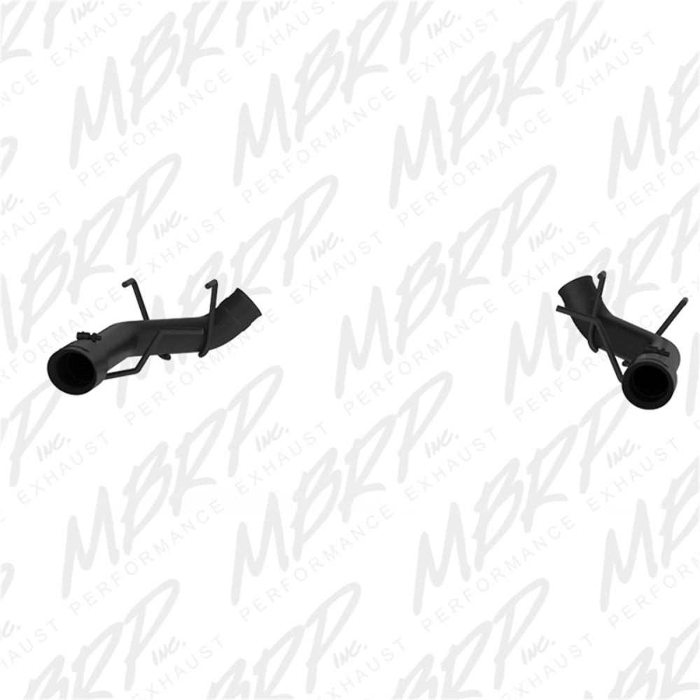 MBRP axle-back exhaust system fits 2011-2014 Ford Mustang aluminized steel black coated S7203BLK