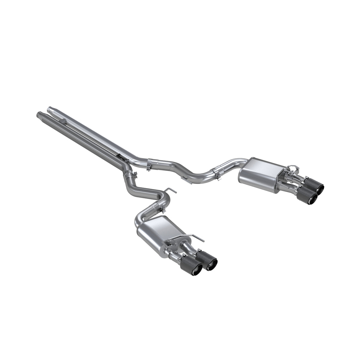 MBRP cat-back exhaust system fits Ford Mustang Armor Pro Series T304 stainless steel S72093CF