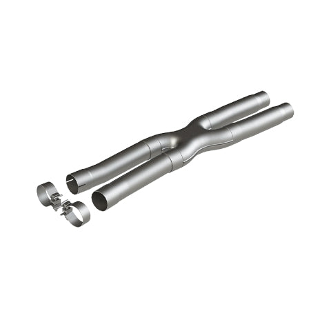 Fits 2015-2024 Ford Mustang 2.5in. Resonator  X-Pipe; AL - S7213AL
