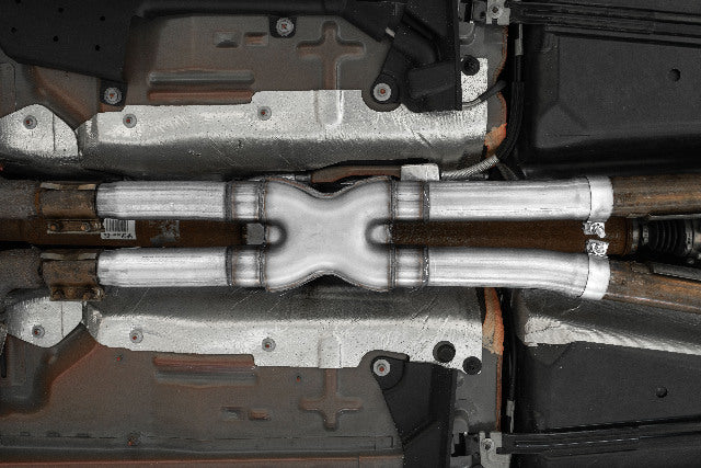 Fits 2015-2024 Ford Mustang 2.5in. Resonator  X-Pipe; AL - S7213AL