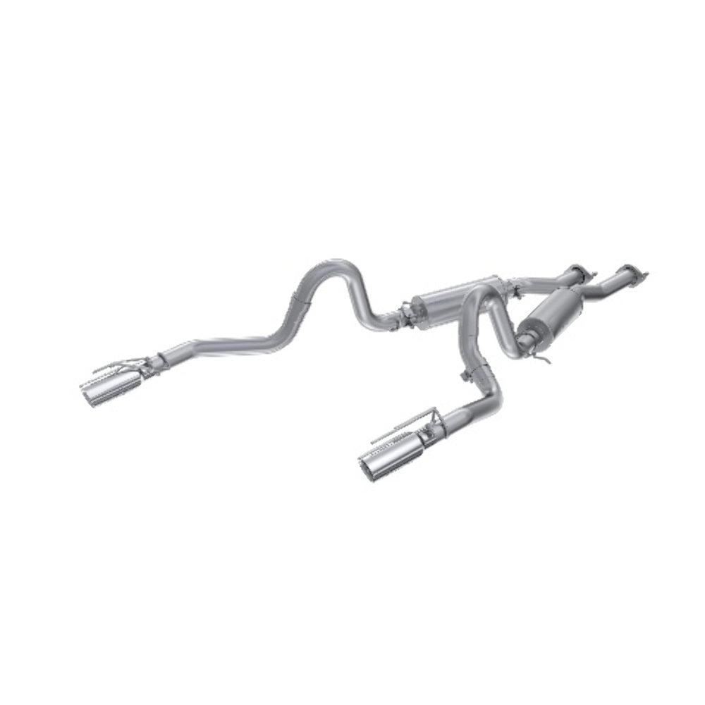 Fits 1999-03 Ford Mustang 2.5" Cat Back; Dual Split Rear; 3.5" tips; AL-S7221AL