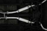 MBRP cat-back exhaust system fits Ford Mustang 2.5 inch dual split rear exit aluminized steel S7221ALBT