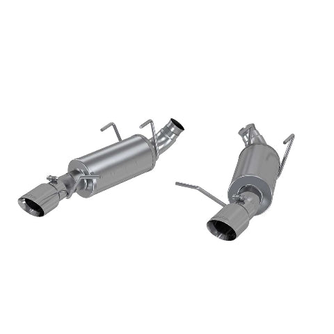 MBRP axle-back exhaust system fits 2011-2014 Ford Mustang aluminized steel S7227AL