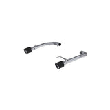 Fits 2015-2023 Ford Mustang 2.5in. Dual Axle Back; T304 with CF Tips - S72473CF