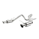 MBRP cat-back exhaust system fits Ford Mustang dual split rear exit Armor Pro Series T304 stainless steel S7260304