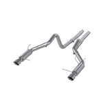 MBRP cat-back exhaust system fits Ford Mustang dual split rear exit Armor Pro Series T304 stainless steel S7260304