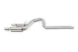 MBRP cat-back exhaust system fits 2011-2014 Ford Mustang dual split rear exit Armor Plus Series T409 stainless steel S7264409