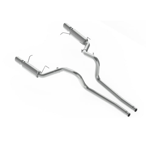 MBRP cat-back exhaust system fits 2011-2014 Ford Mustang dual split rear exit Armor Plus Series T409 stainless steel S7264409